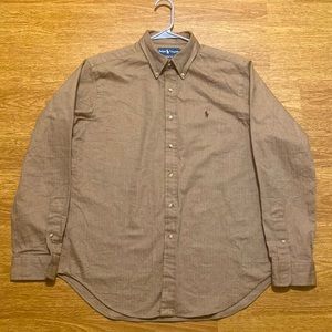 Brown Polo Ralph Lauren Casual Buttoned down shirt L
